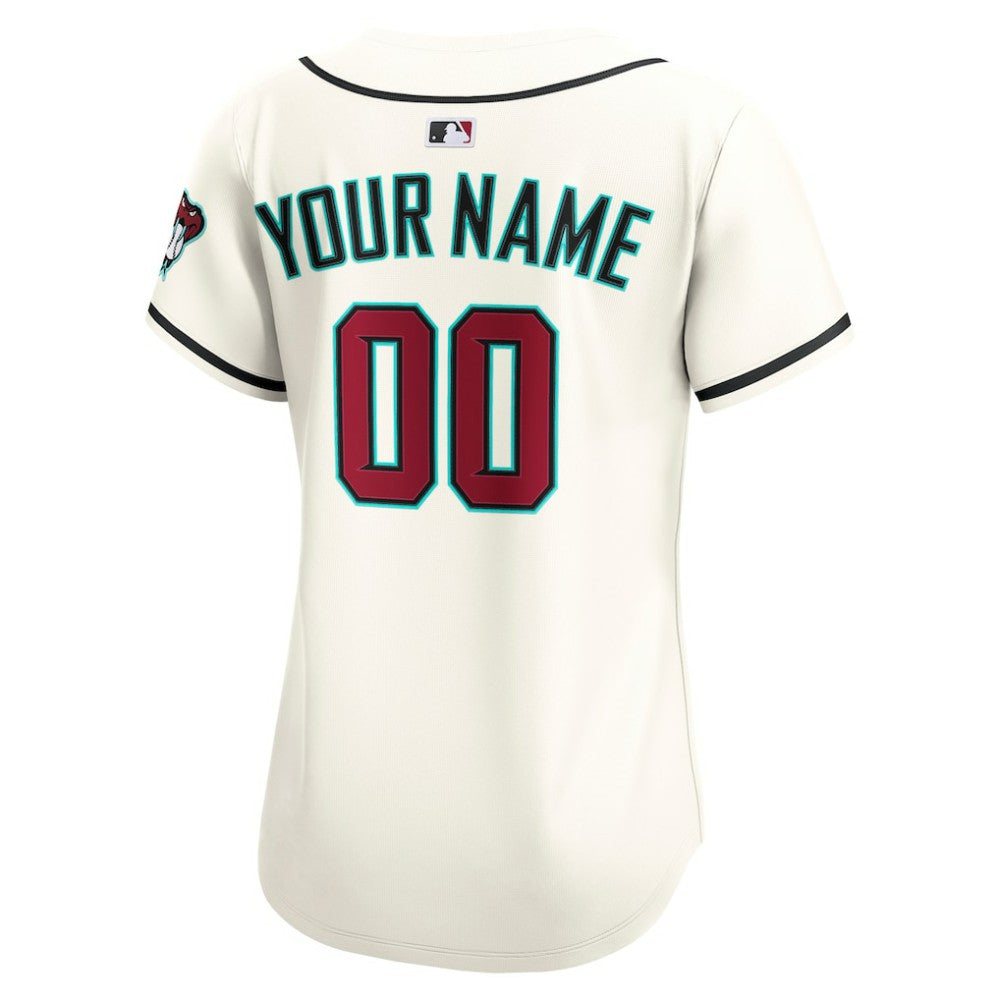 Arizona Diamondbacks Nike Women's Home Limited Custom Jersey - MLB Jerseys