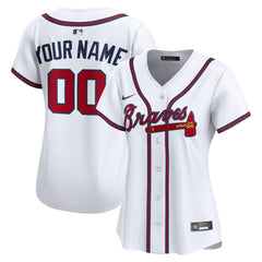 Atlanta Braves Nike Women's Home Limited Custom Jersey - MLB Jerseys