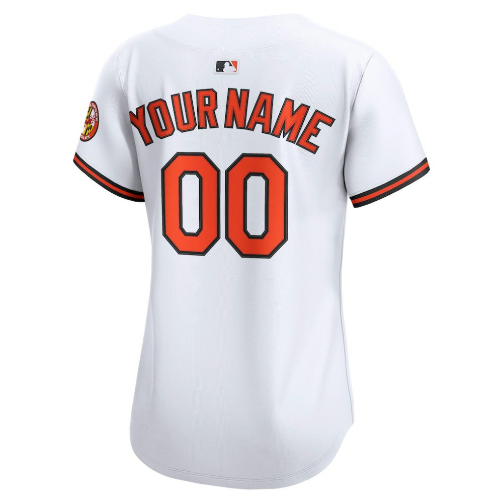 Baltimore Orioles Nike Women's Home Limited Custom Jersey - MLB Jerseys