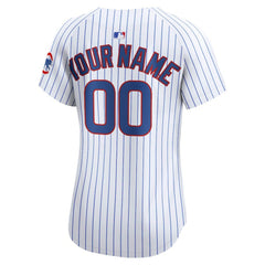 Chicago Cubs Nike Women's Home Limited Custom Jersey - MLB Jerseys