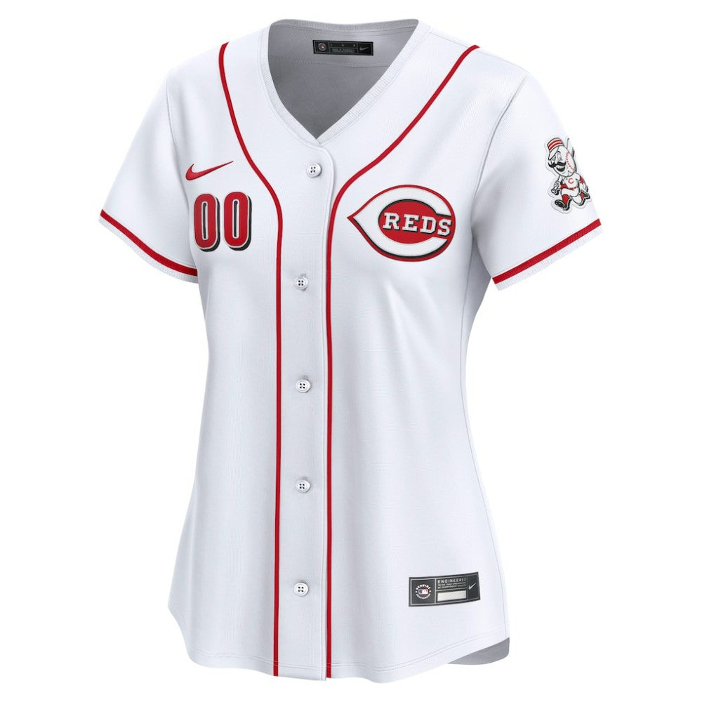 Cincinnati Reds Nike Women's Home Limited Custom Jersey - MLB Jerseys