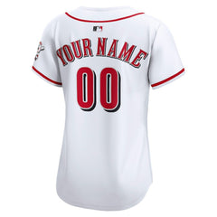 Cincinnati Reds Nike Women's Home Limited Custom Jersey - MLB Jerseys