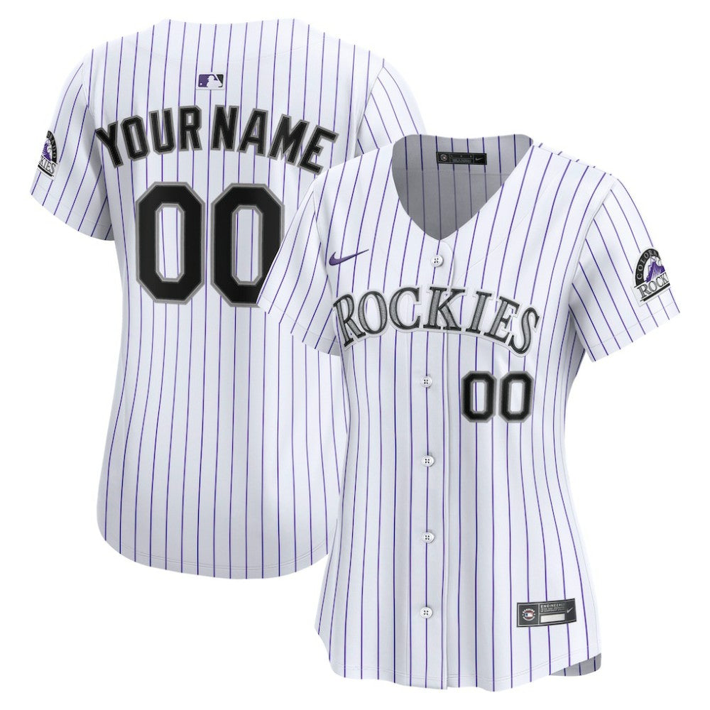 Colorado Rockies Nike Women's Home Limited Custom Jersey - MLB Jerseys