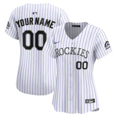 Colorado Rockies Nike Women's Home Limited Custom Jersey - MLB Jerseys