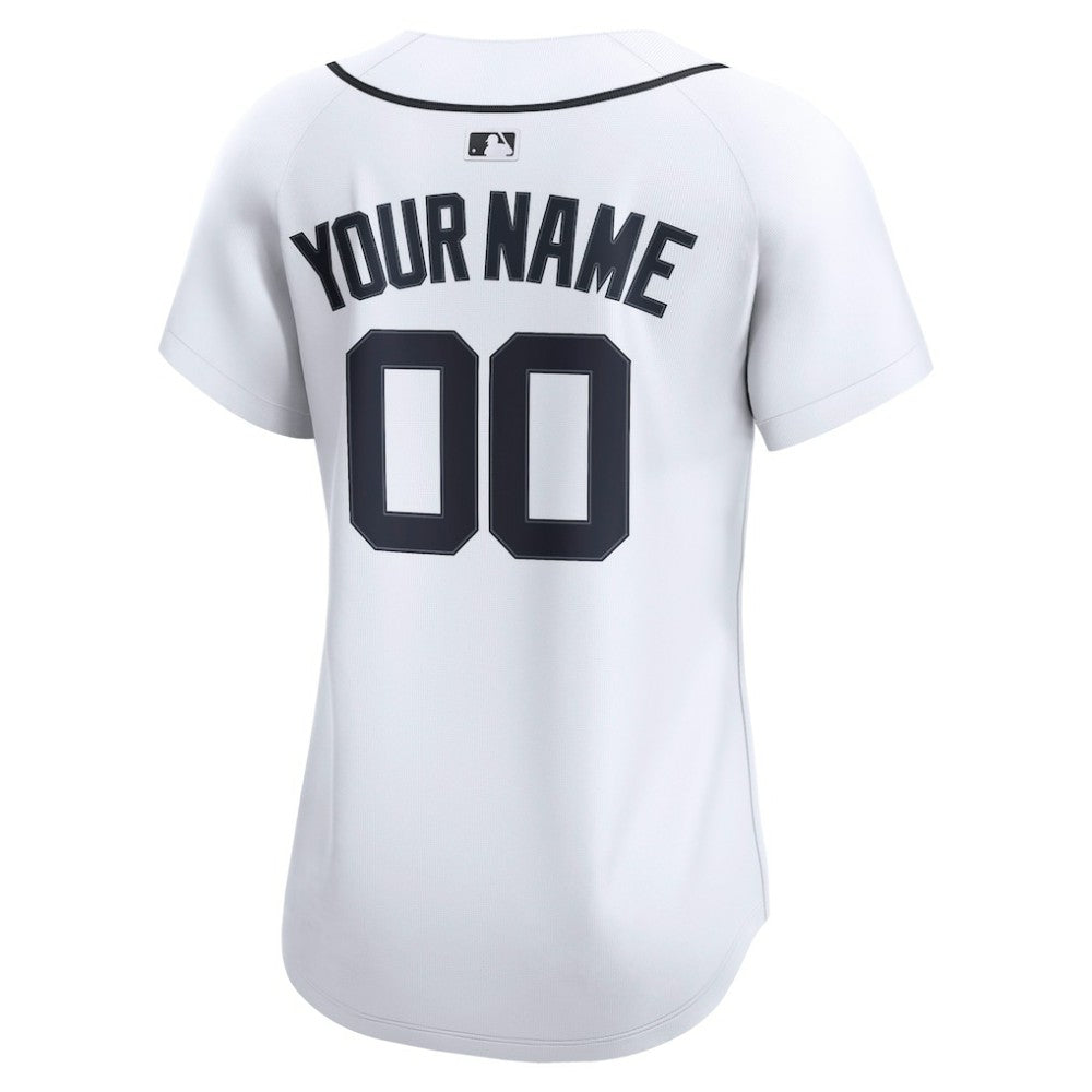 Detroit Tigers Nike Women's Home Limited Custom Jersey - MLB Jerseys