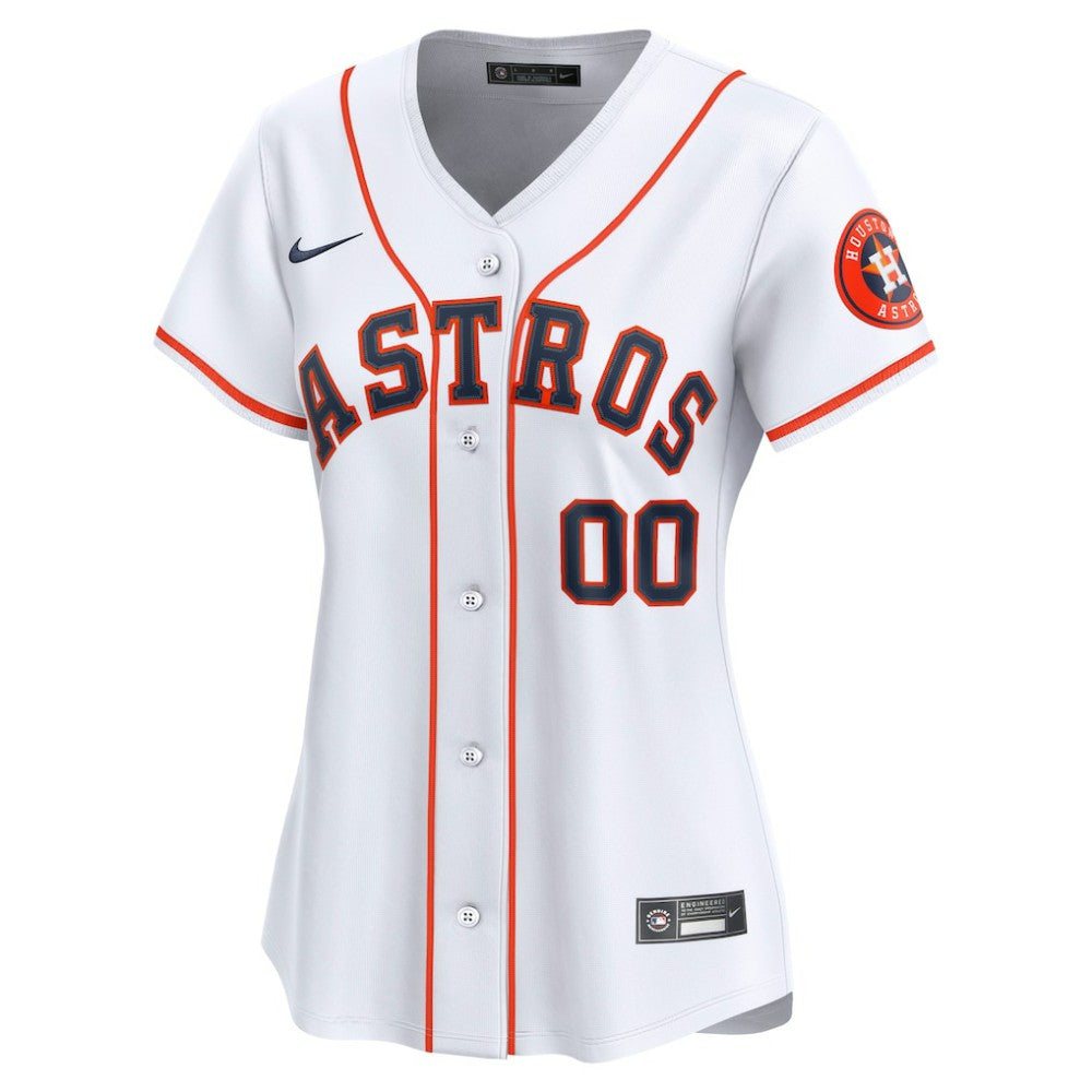 Houston Astros Nike Women's Home Limited Custom Jersey - MLB Jerseys