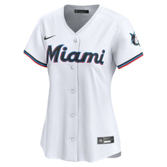 Miami Marlins Nike Women's Home Limited Custom Jersey - MLB Jerseys