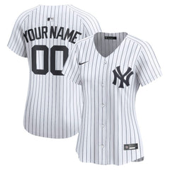 New York Yankees Nike Women's Home Limited Custom Jersey - MLB Jerseys