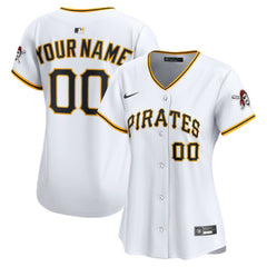 Pittsburgh Pirates Nike Women's Home Limited Custom Jersey - MLB Jerseys