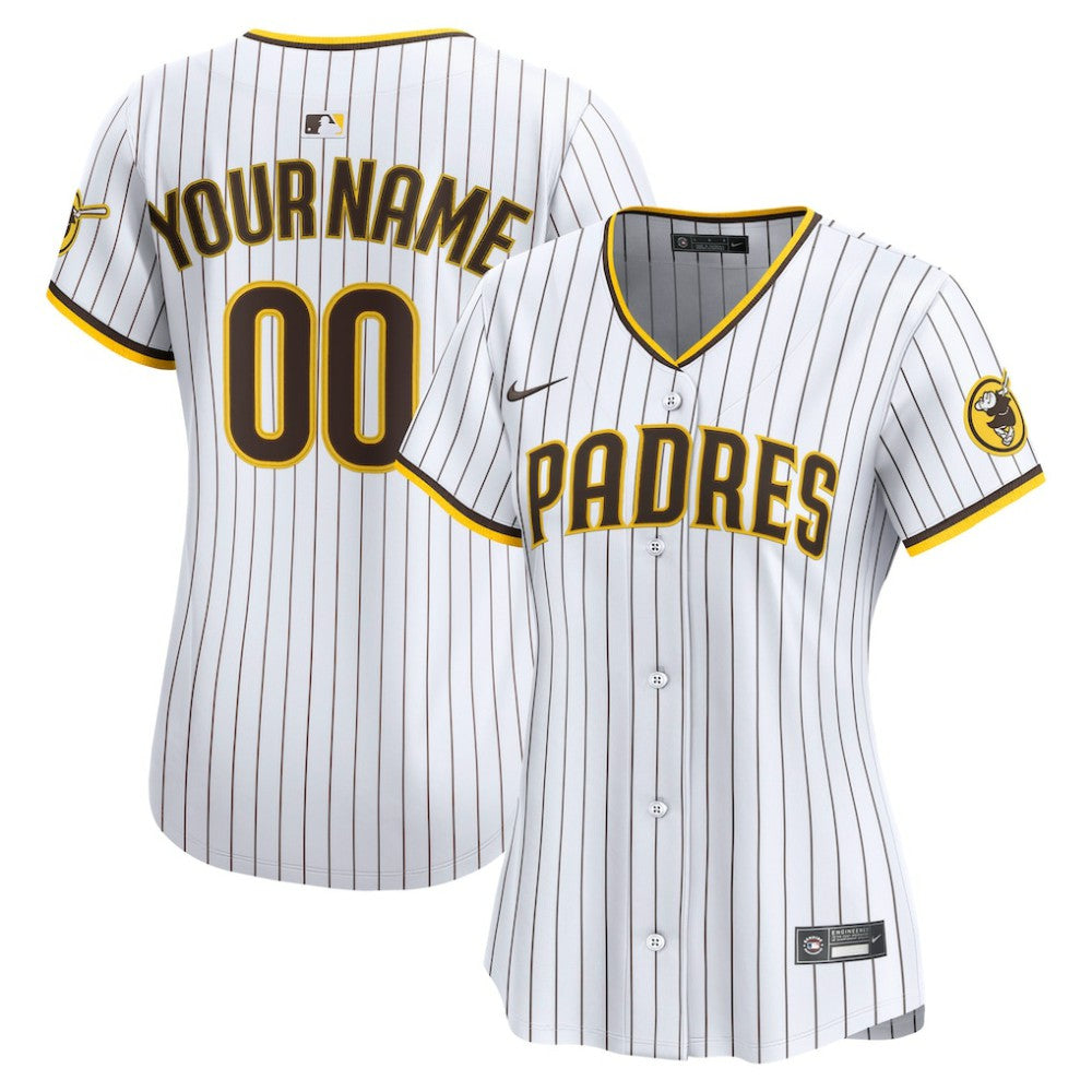 San Diego Padres Nike Women's Home Limited Custom Jersey - MLB Jerseys