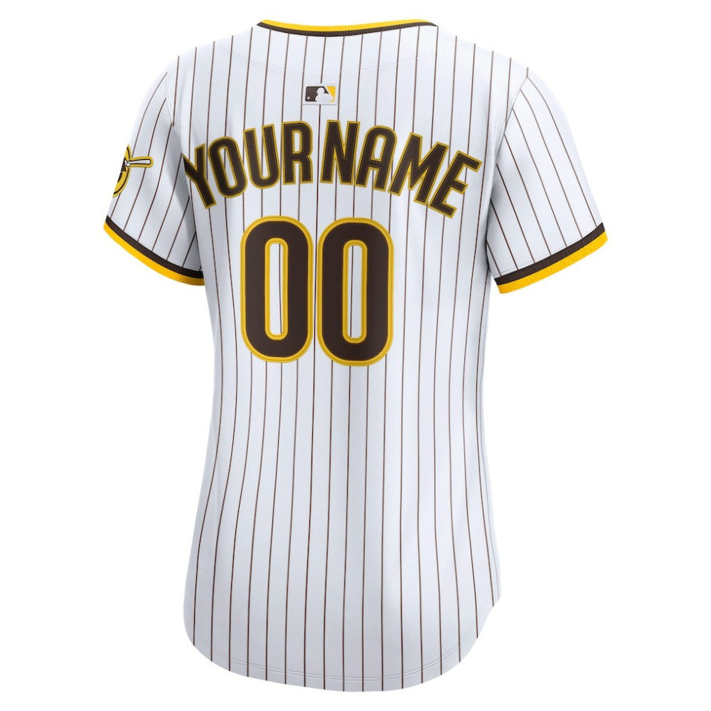 San Diego Padres Nike Women's Home Limited Custom Jersey - MLB Jerseys