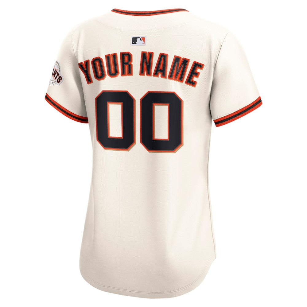 San Francisco Giants Nike Women's Home Limited Custom Jersey - MLB Jerseys