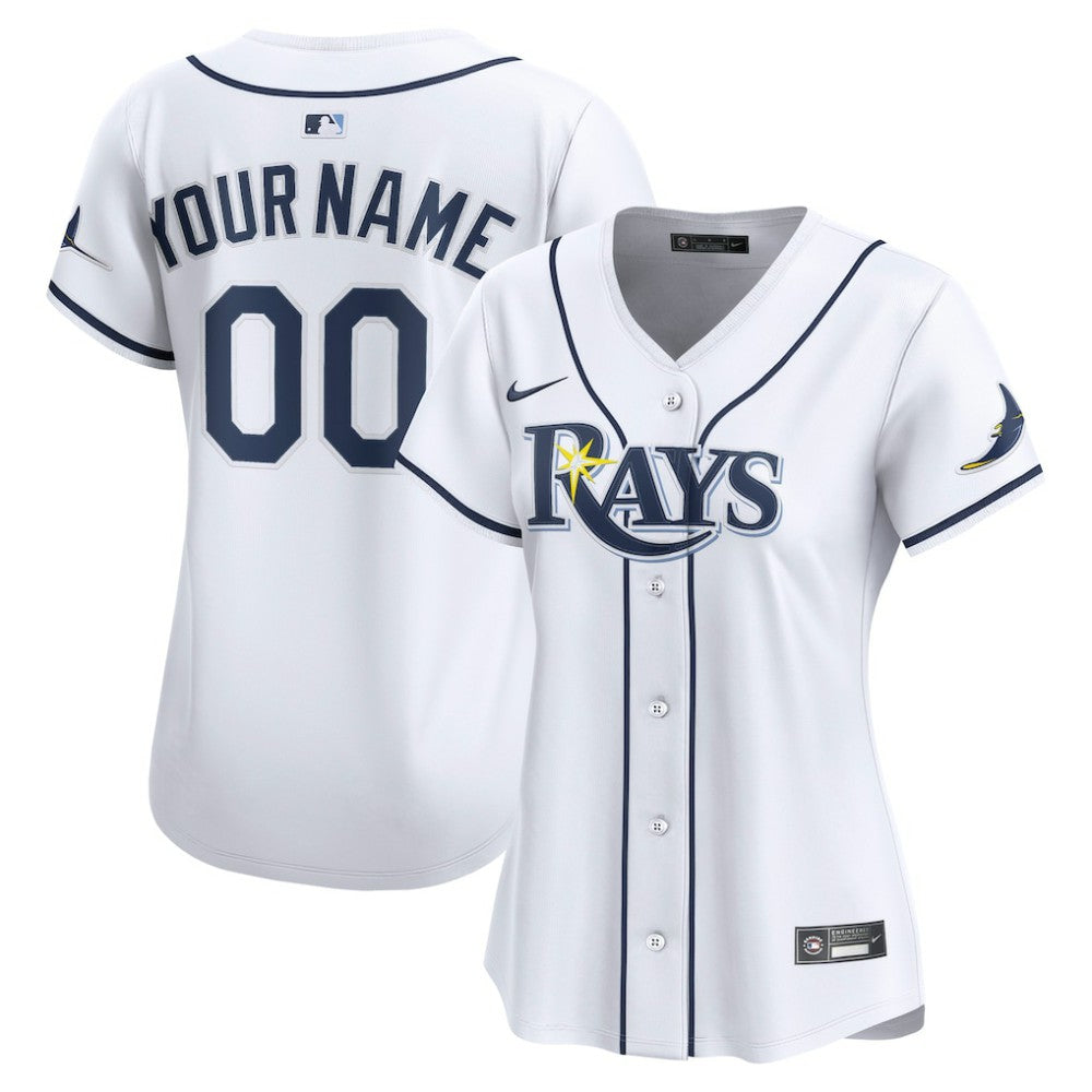 Tampa Bay Rays Nike Women's Home Limited Custom Jersey - MLB Jerseys