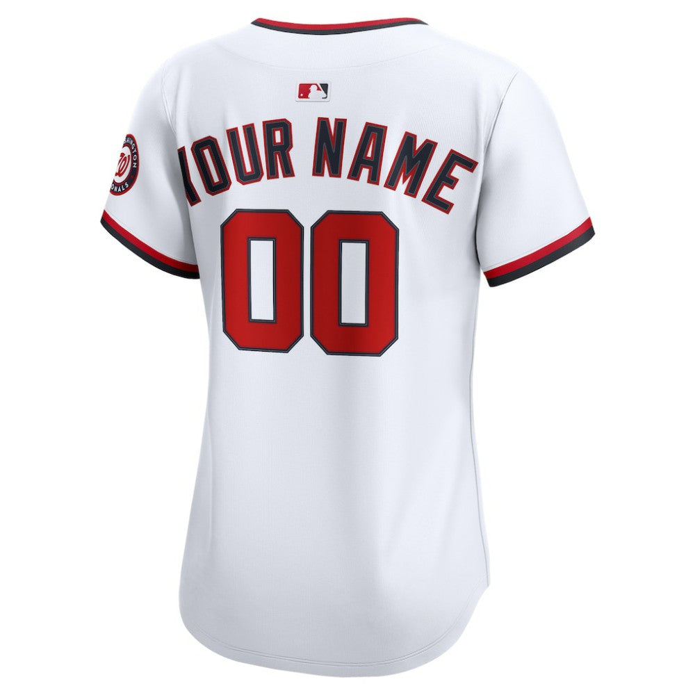 Washington Nationals Nike Women's Home Limited Custom Jersey - MLB Jerseys