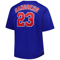 Ryne Sandberg Chicago Cubs Mitchell & Ness Big & Tall Cooperstown Mesh Batting Practice Jersey - MLB Jerseys