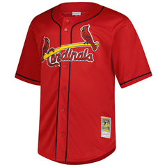 Mark McGwire St. Louis Cardinals Mitchell & Ness Big & Tall Cooperstown Mesh Batting Practice Jersey - MLB Jerseys