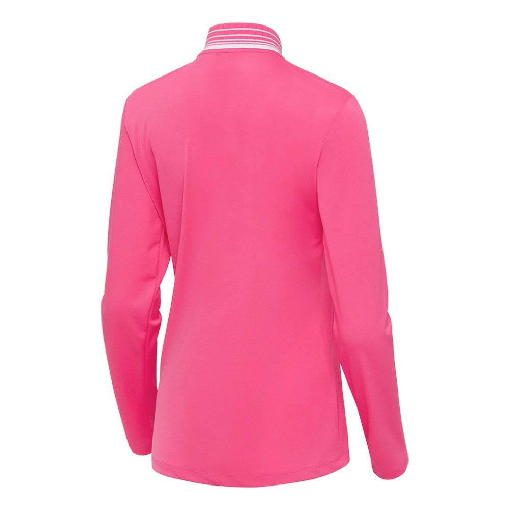 New York Yankees Antigua Women's Spring Training Palmetto Quarter-Zip Top - MLB Tops