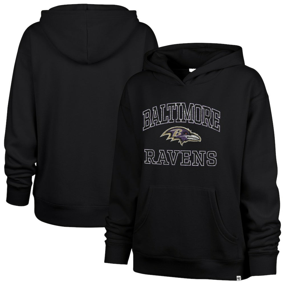 Baltimore Ravens '47 Women's Clarity Naomi Hoodie | NFL On sale