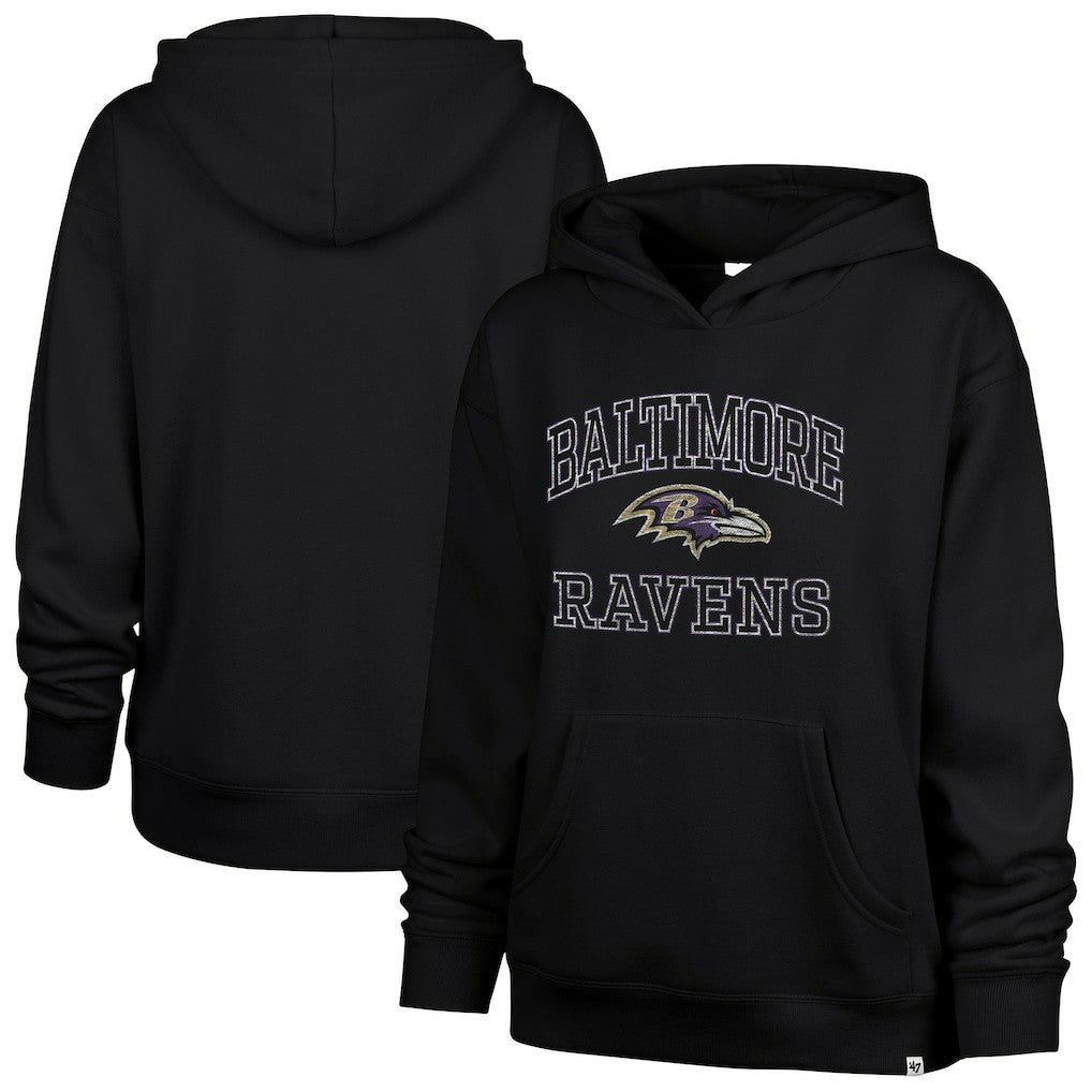 Baltimore Ravens '47 Women's Clarity Naomi Hoodie | NFL On sale