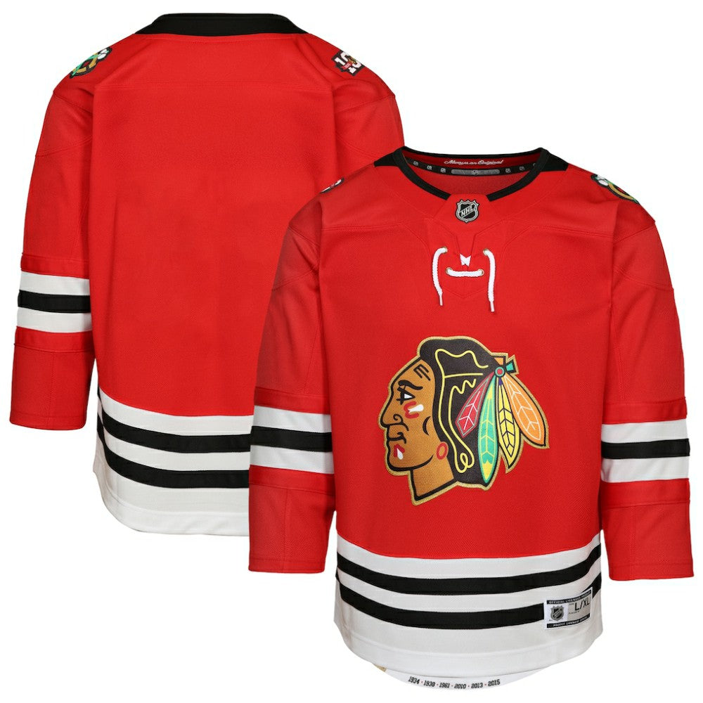 Chicago Blackhawks Youth Centennial Premier Jersey -  NHL Jerseys