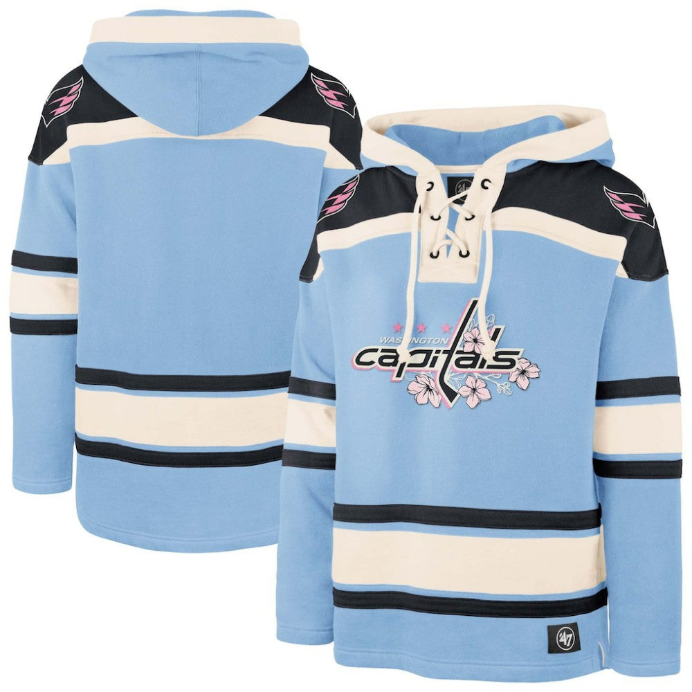 Washington Capitals '47 Cherry Blossom Lacer Pullover Hoodie -  NHL Hoodies