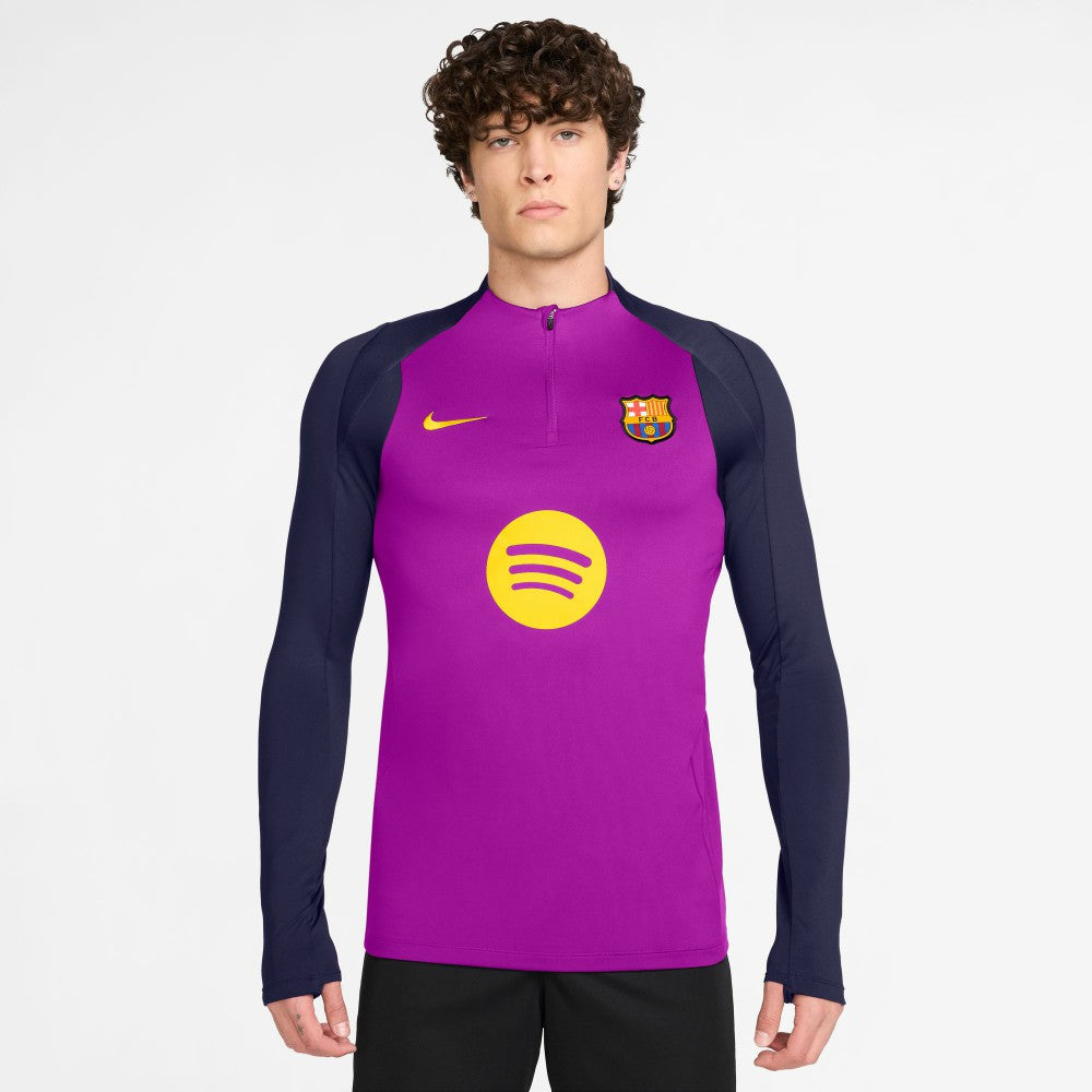 Barcelona 2025/26 Strike Drill Quarter-Zip Long Sleeve Dri-FIT Top