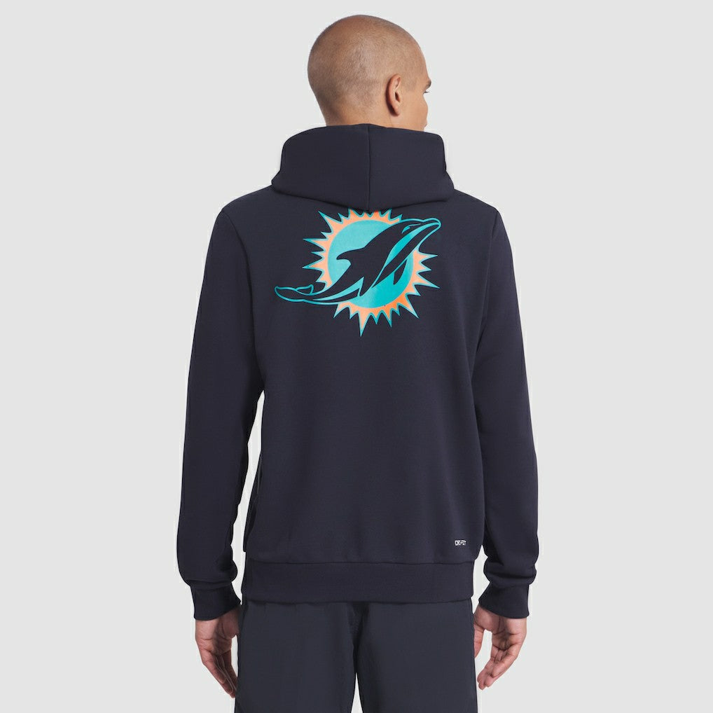 Miami Dolphins 2025 Rivalries Collection Standard Issue Sideline Dri-FIT Hoodie | NFL Online