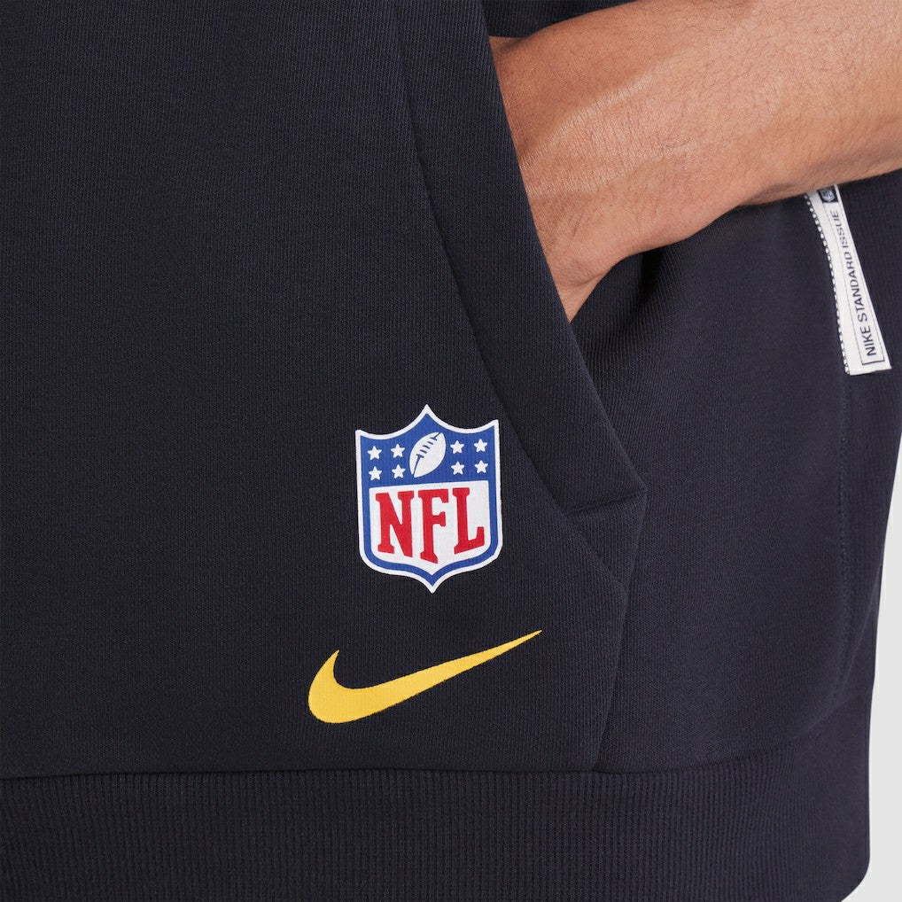 Los Angeles Rams 2025 Rivalries Collection Standard Issue Sideline Dri-FIT Sleeveless Hoodie | NFL Online