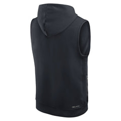 Miami Dolphins 2025 Rivalries Collection Standard Issue Sideline Dri-FIT Sleeveless Hoodie | NFL Sale