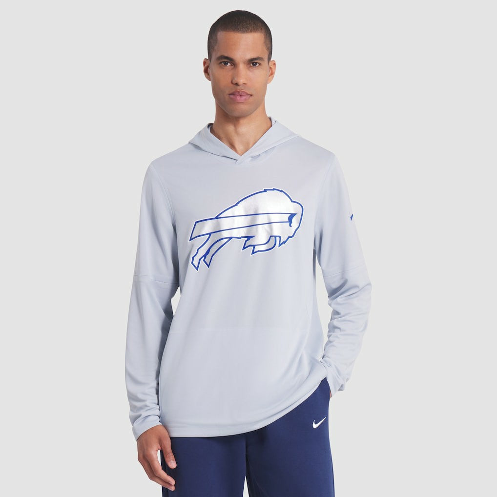 Buffalo Bills 2025 Rivalries Collection Sideline Dri-FIT Long Sleeve Hoodie T-Shirt | NFL Hot