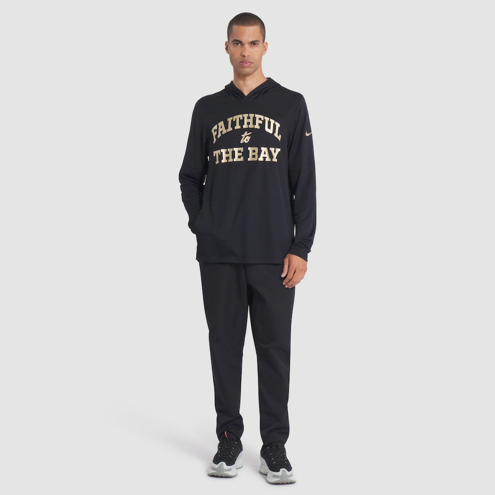 San Francisco 49ers 2025 Rivalries Collection Sideline Dri-FIT Long Sleeve Hoodie T-Shirt | NFL US
