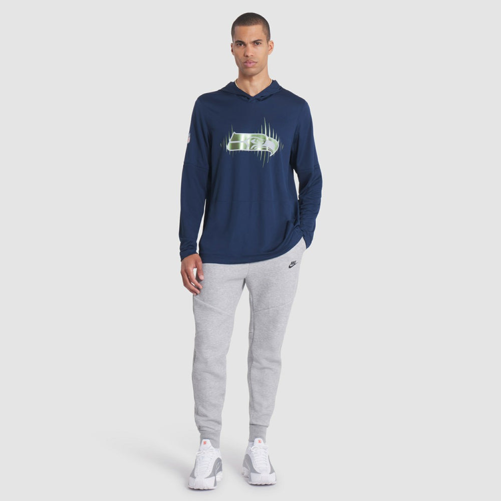 Seattle Seahawks 2025 Rivalries Collection Sideline Dri-FIT Long Sleeve Hoodie T-Shirt | NFL Sale