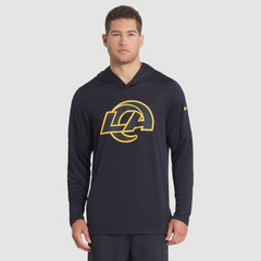 Los Angeles Rams 2025 Rivalries Collection Sideline Dri-FIT Long Sleeve Hoodie T-Shirt | NFL New