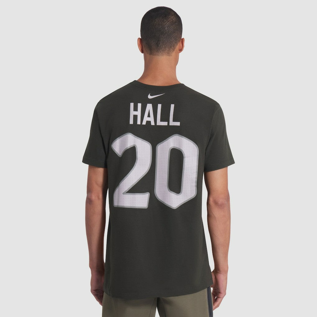 New York Jets Breece Hall  2025 Rivalries Collection Player Name & Number T-Shirt | NFL Outlet