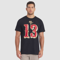 San Francisco 49ers Brock Purdy  2025 Rivalries Collection Player Name & Number T-Shirt | NFL Sale