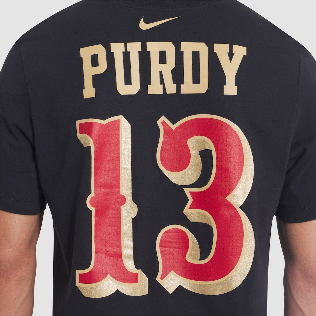 San Francisco 49ers Brock Purdy  2025 Rivalries Collection Player Name & Number T-Shirt | NFL Sale