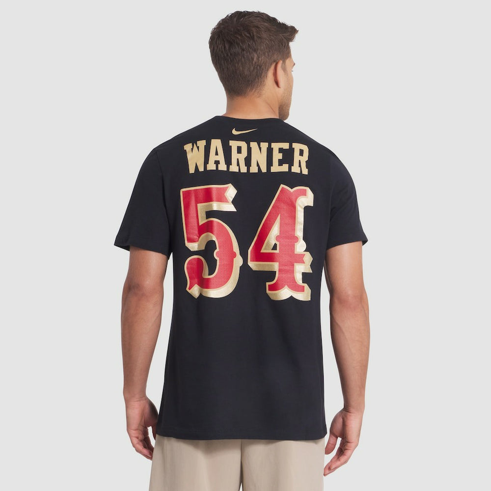 San Francisco 49ers Fred Warner  2025 Rivalries Collection Player Name & Number T-Shirt | NFL Near me