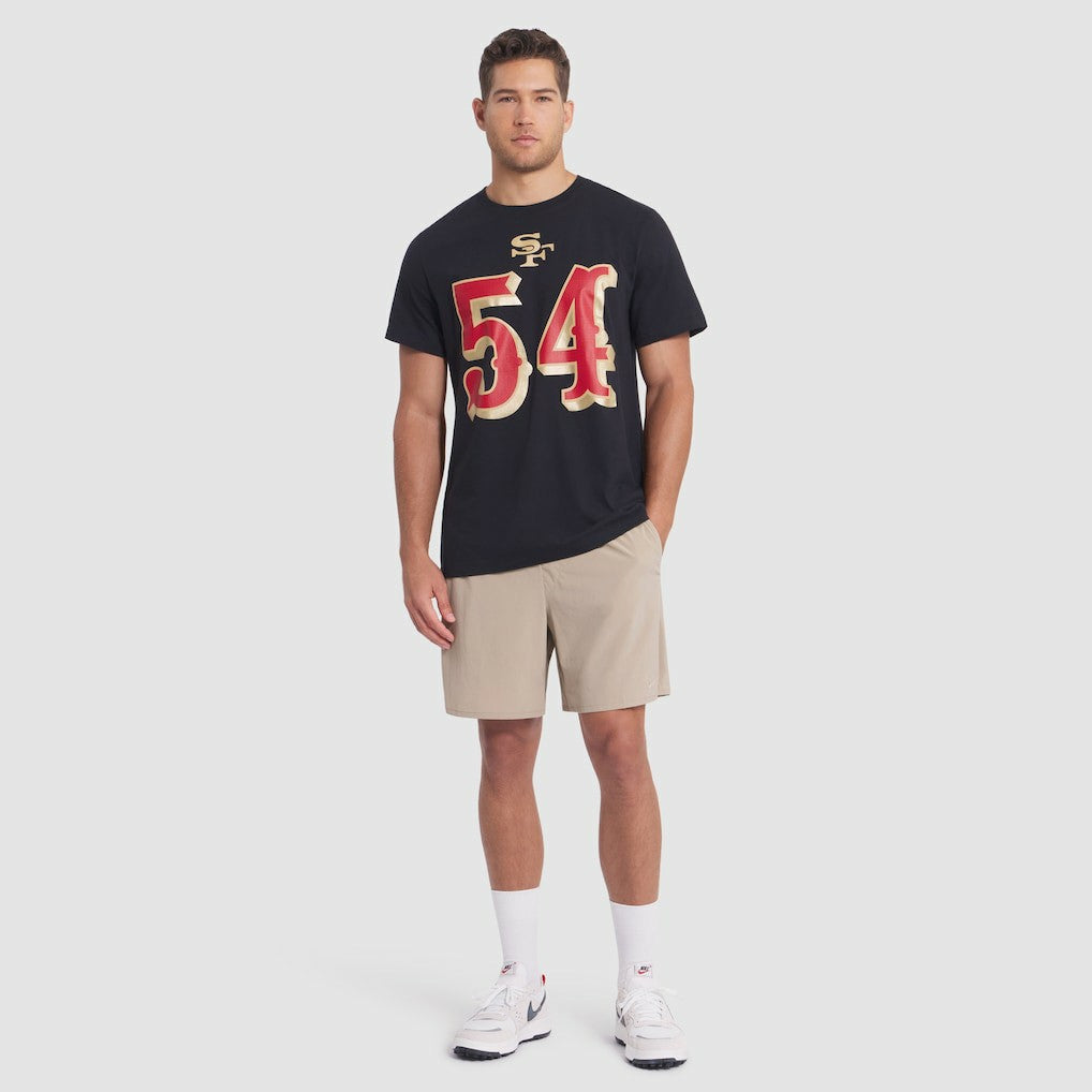 San Francisco 49ers Fred Warner  2025 Rivalries Collection Player Name & Number T-Shirt | NFL Near me