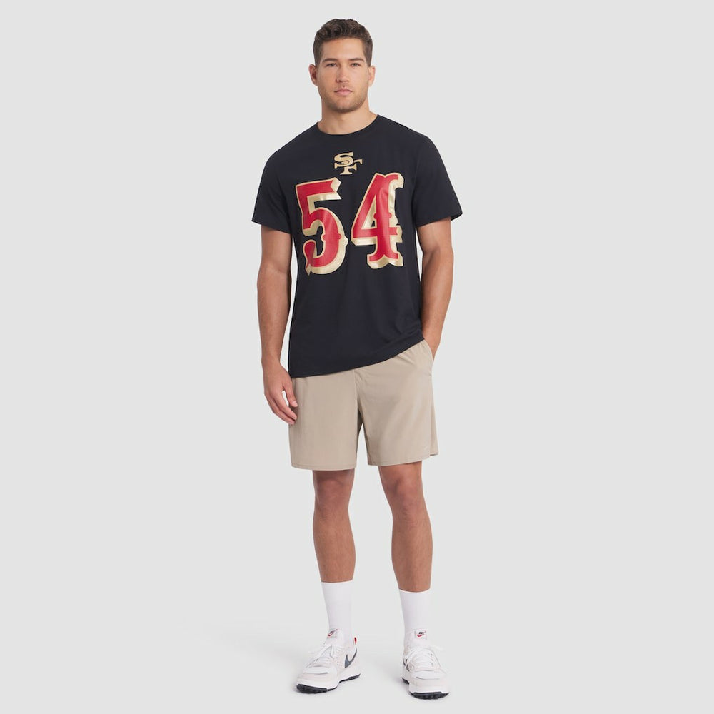 San Francisco 49ers Fred Warner  2025 Rivalries Collection Player Name & Number T-Shirt | NFL Near me
