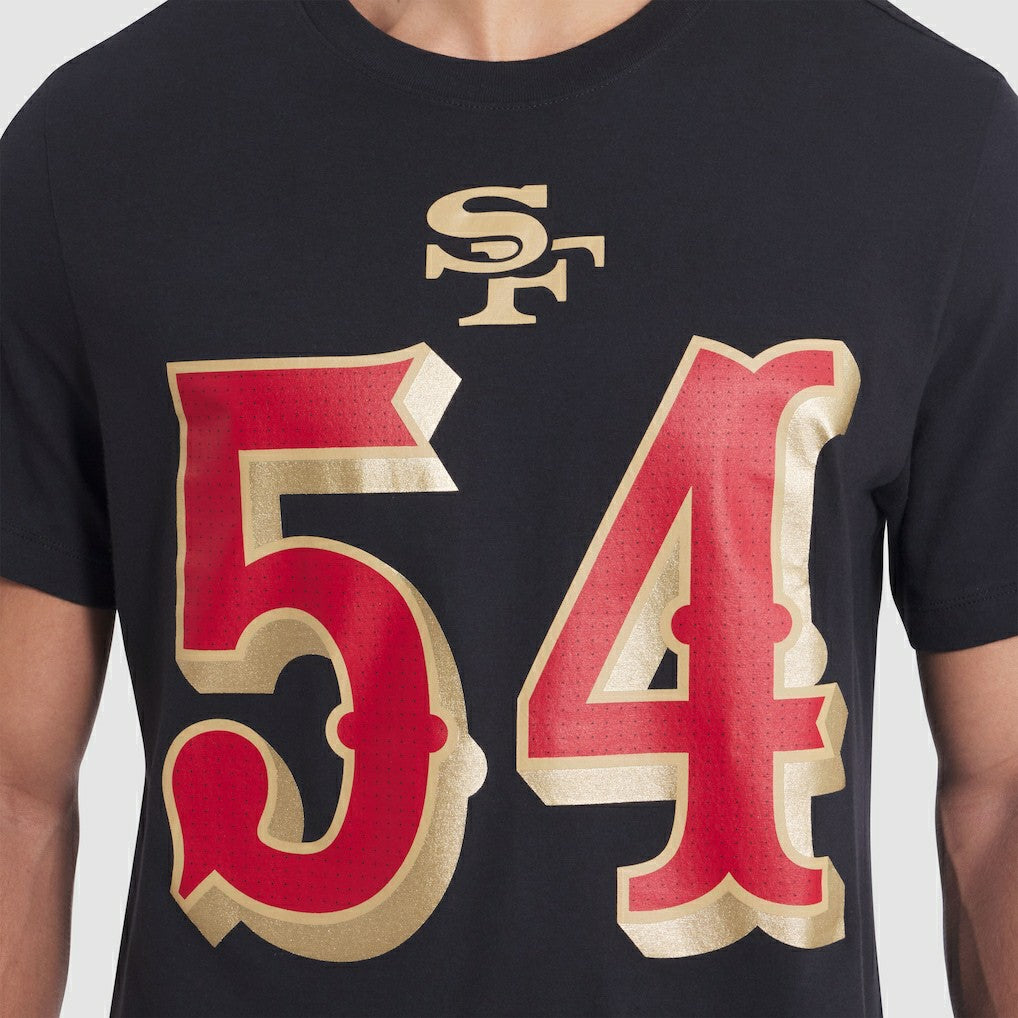 San Francisco 49ers Fred Warner  2025 Rivalries Collection Player Name & Number T-Shirt | NFL Near me