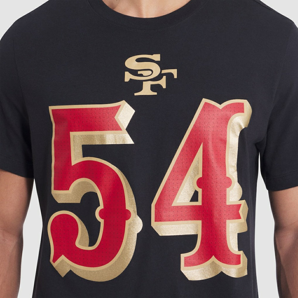 San Francisco 49ers Fred Warner  2025 Rivalries Collection Player Name & Number T-Shirt | NFL Near me