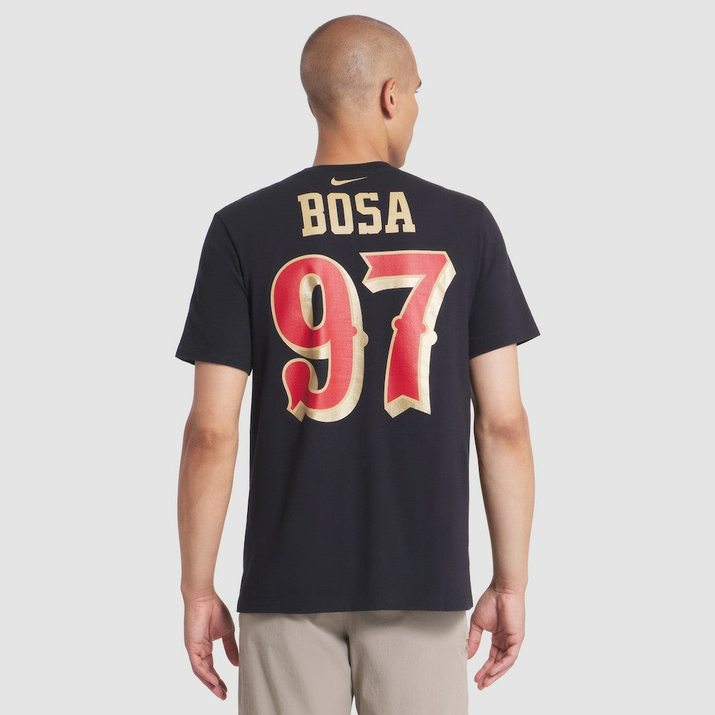 San Francisco 49ers Nick Bosa  2025 Rivalries Collection Player Name & Number T-Shirt | NFL Near me