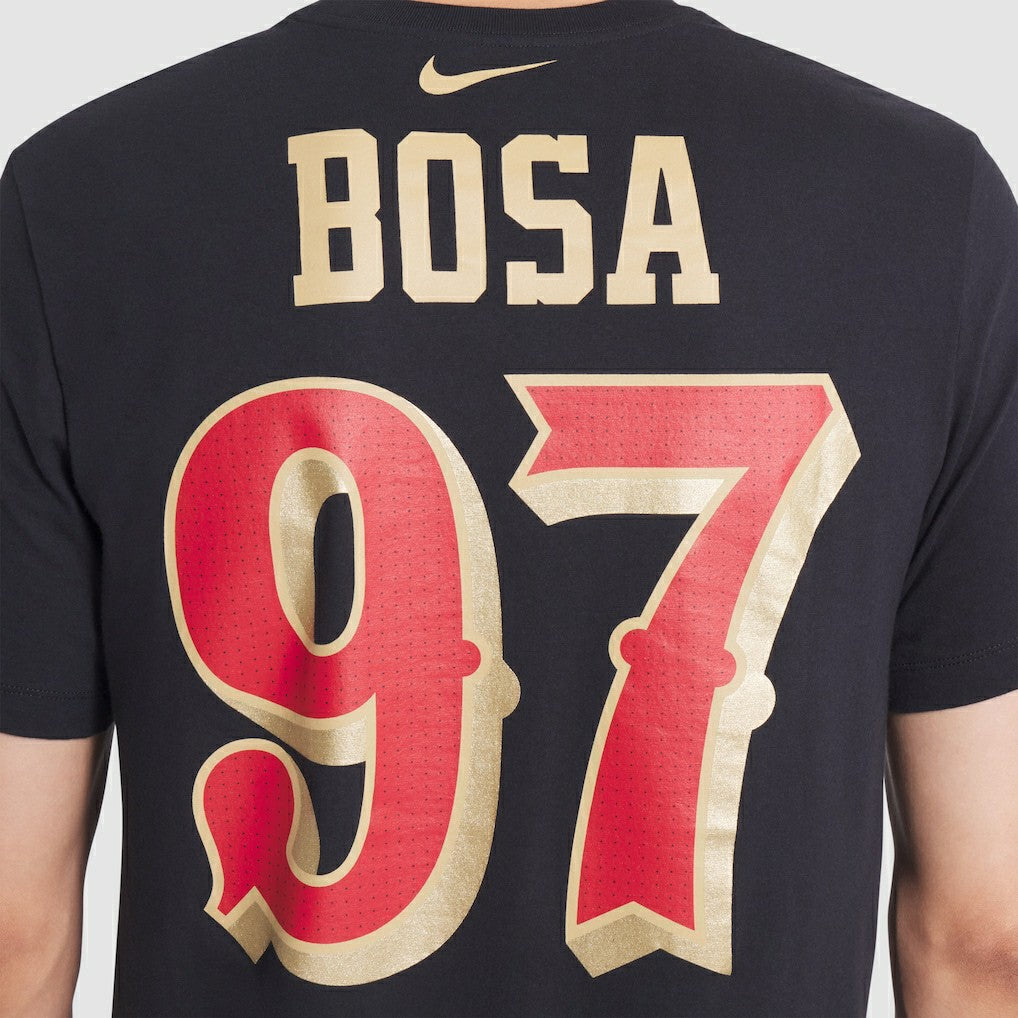 San Francisco 49ers Nick Bosa  2025 Rivalries Collection Player Name & Number T-Shirt | NFL Near me