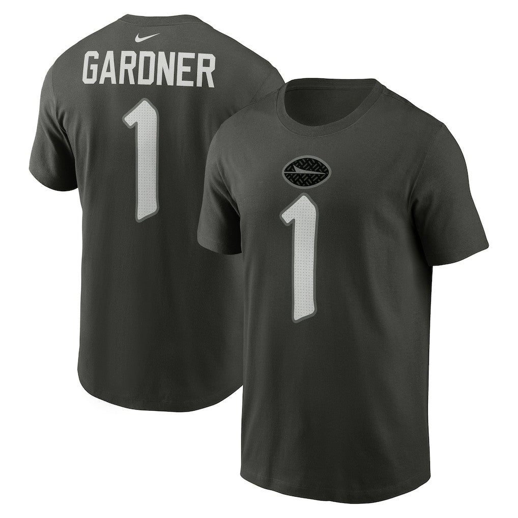 New York Jets Ahmad Sauce Gardner  2025 Rivalries Collection Player Name & Number T-Shirt | NFL Near me
