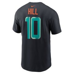 Miami Dolphins Tyreek Hill  2025 Rivalries Collection Player Name & Number T-Shirt | NFL New