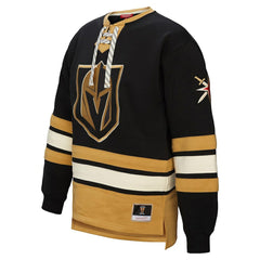 Vegas Golden Knights Mitchell & Ness Women's Heritage Lace-Up Pullover Sweatshirt -  NHL Sweatshirts