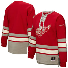 Detroit Red Wings Mitchell & Ness Women's Heritage Lace-Up Pullover Sweatshirt -  NHL Sweatshirts