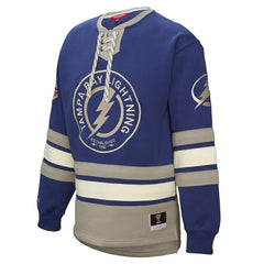Tampa Bay Lightning Mitchell & Ness Women's Heritage Lace-Up Pullover Sweatshirt -  NHL Sweatshirts