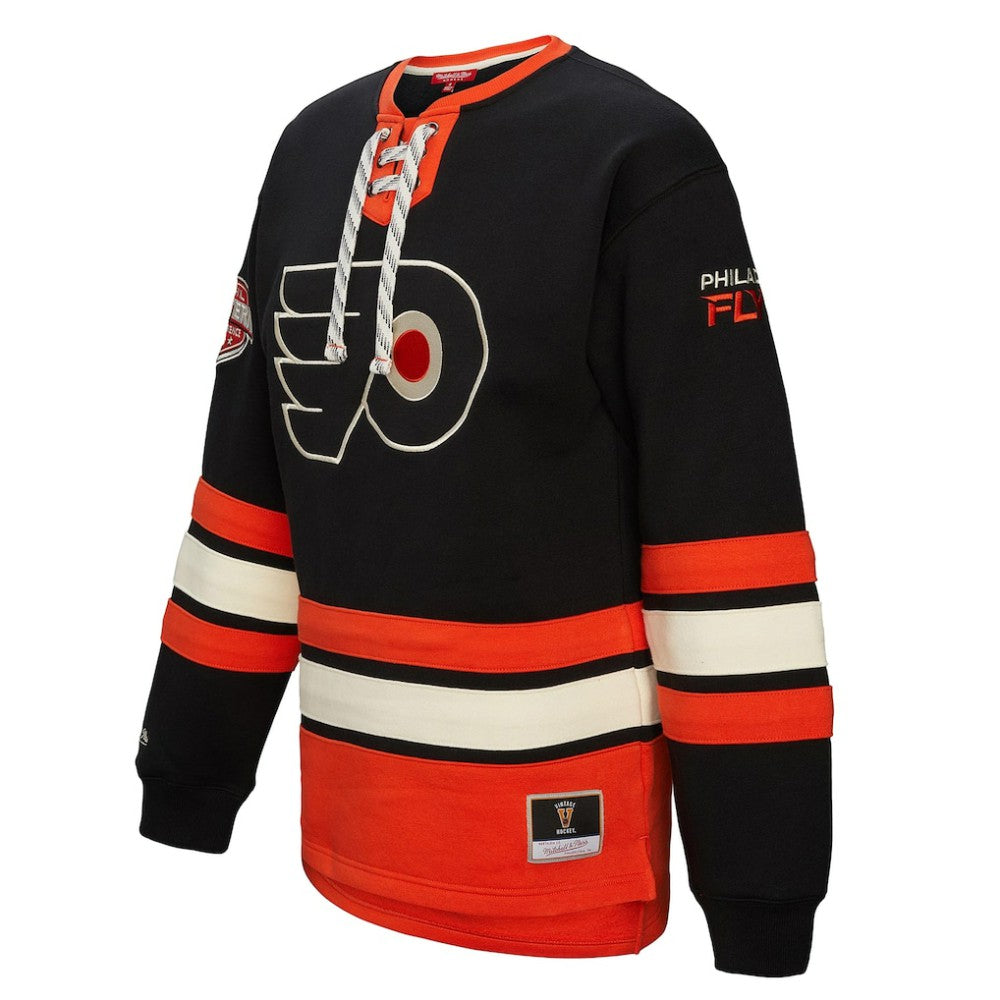 Philadelphia Flyers Mitchell & Ness Women's Heritage Lace-Up Pullover Sweatshirt -  NHL Sweatshirts