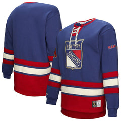 New York Rangers Heritage Lace-Up Pullover Sweatshirt -  NHL Sweatshirts
